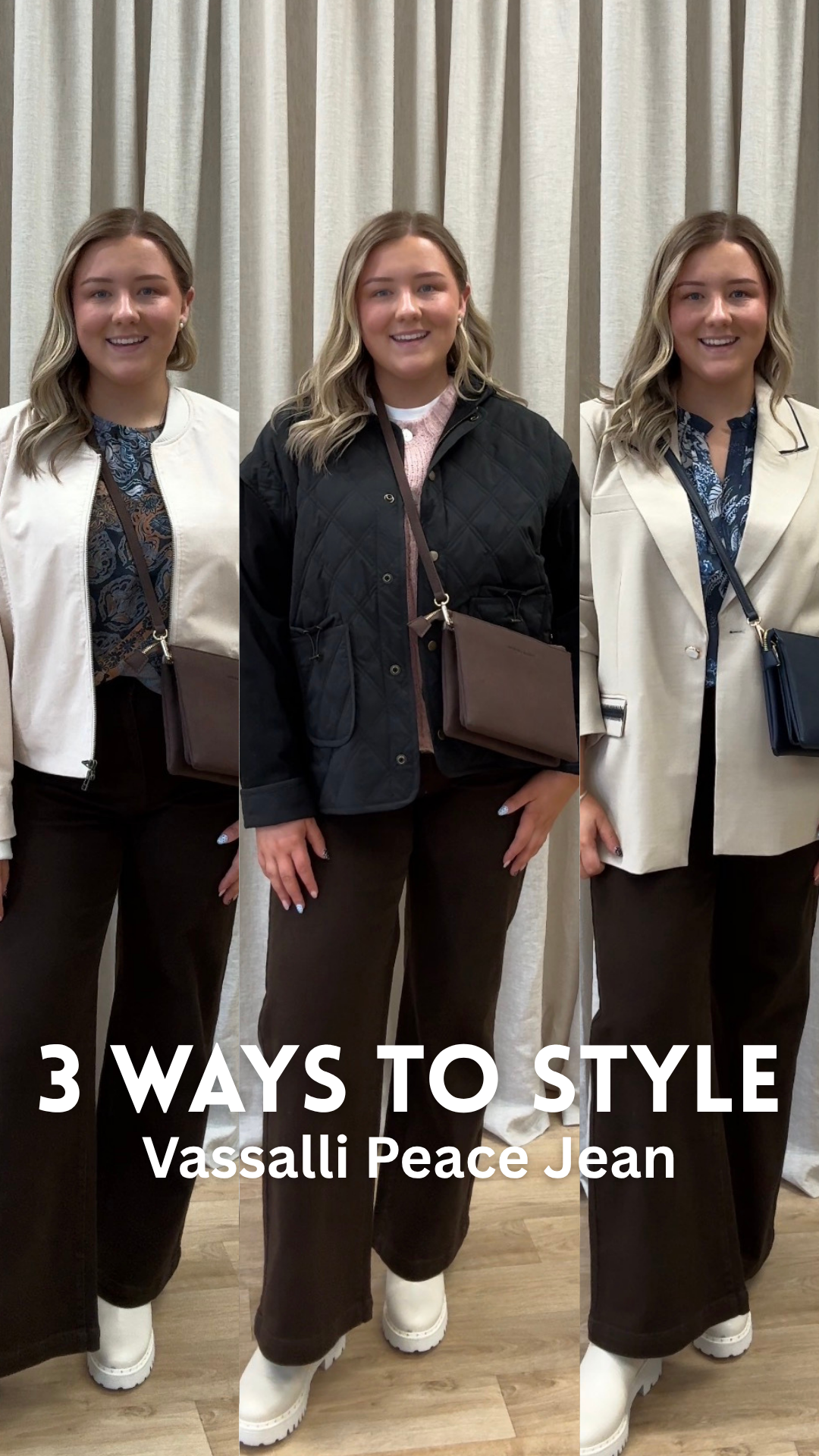 Chocolate Barrel Jean 3 ways